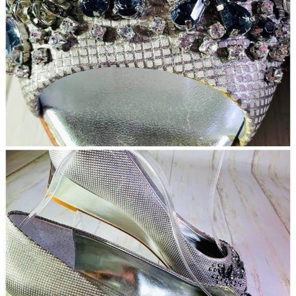 Antoni Melani Wedge Heel Open Toe Shoes Sz 8M - Picture 2 of 3